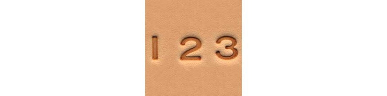 Tandy Leather Easy-to-Do Stamp Set Numbers 6 mm (1/4) 4904-00
